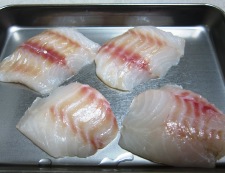 白身魚フライ材料