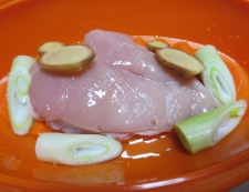 鶏胸肉の冷製　材料
