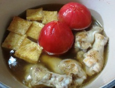 丸ごとトマトの炊いたん　調理④