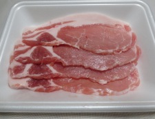 揚げない焼き酢豚　材料①