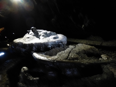 万丈窟洞窟(カメ岩）①　2013　１０・１９