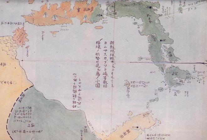 三国接洋地図、林　子平、 1785年