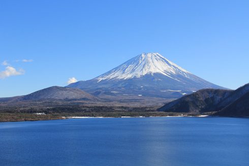 本栖湖からの富士山-3