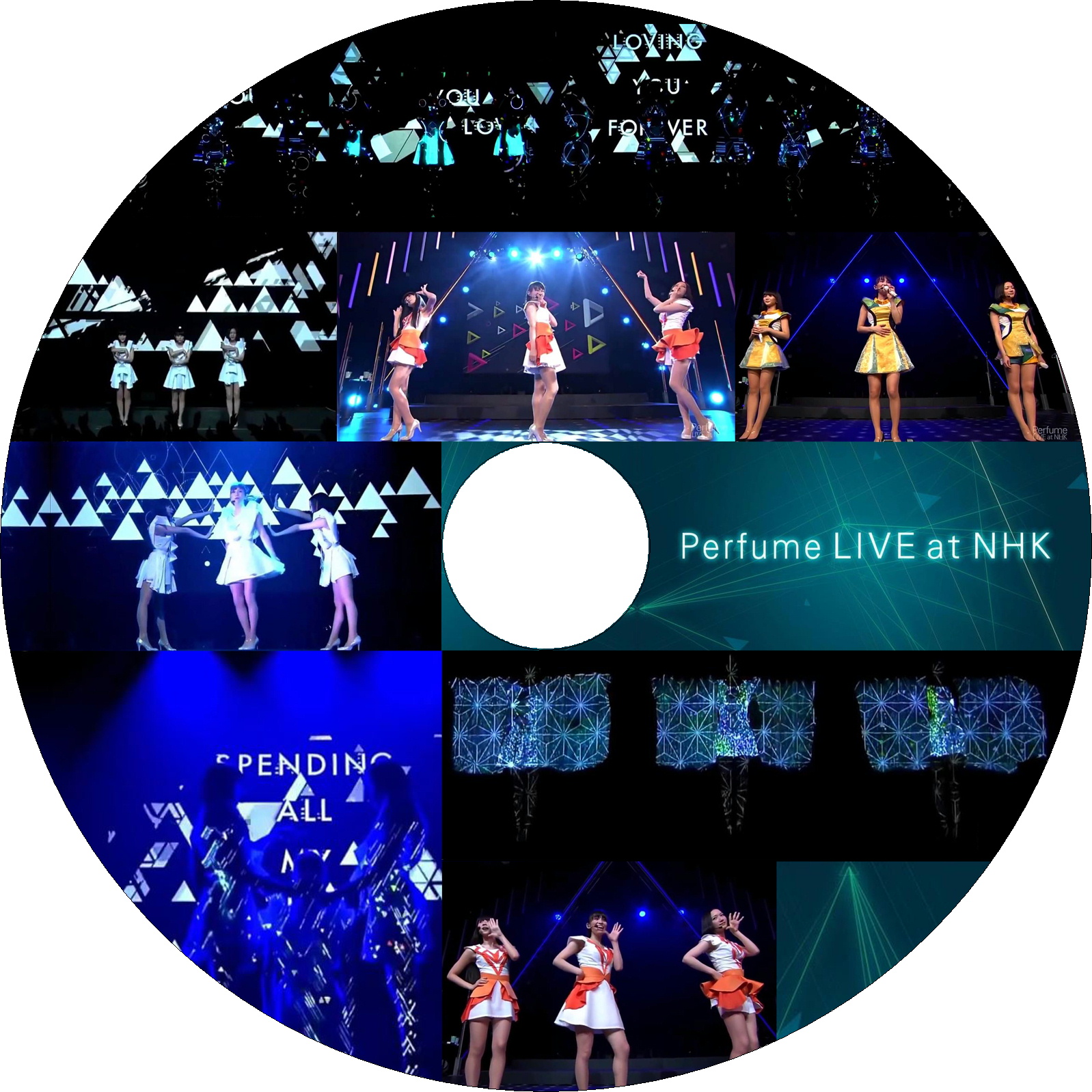 Perfume　LIVE　at　NHK　ラベル