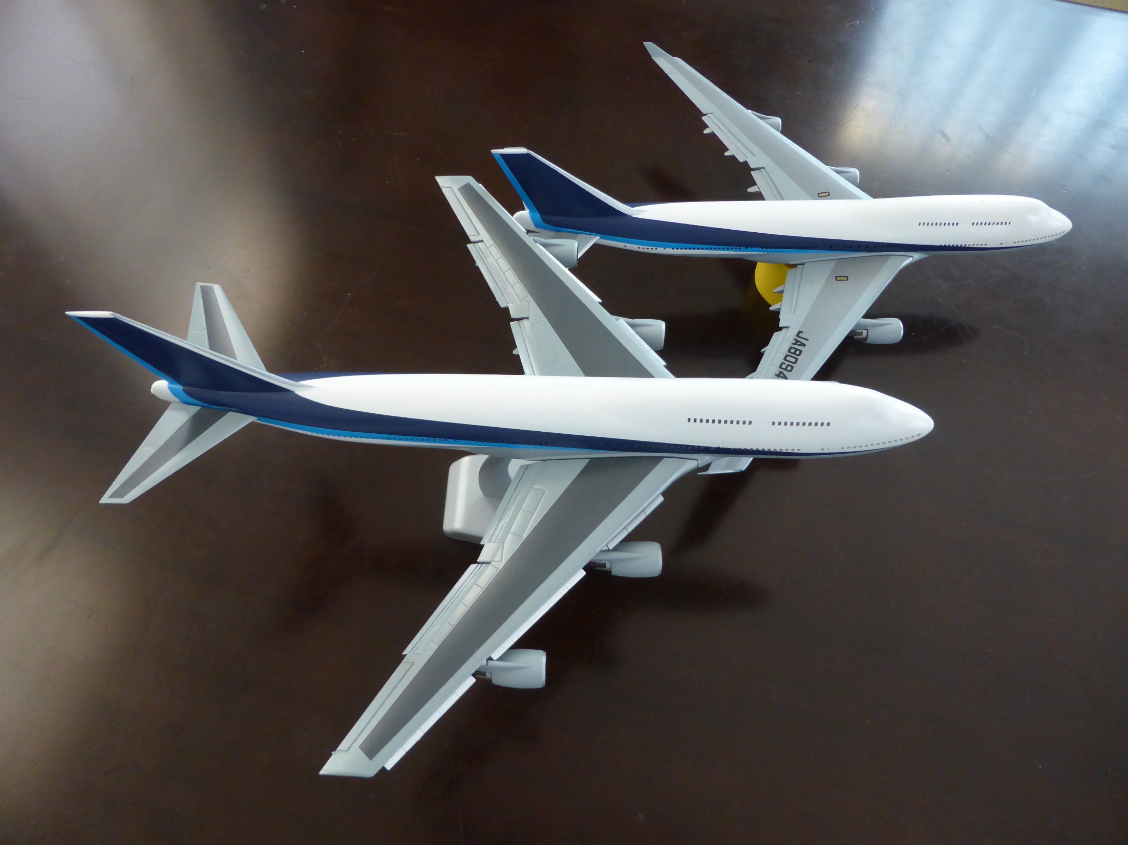 JA8094's 航空機 Diary - 747-400＆400Dプラモデル作成中．